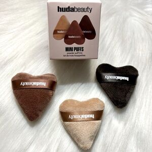 HUDA Beauty🌸 Mini Puffs Powder Puff Trio NIB